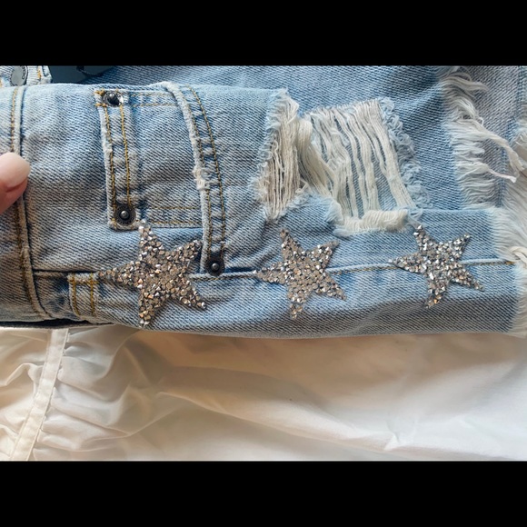 High Waisted Jean Shorts - Picture 3 of 5